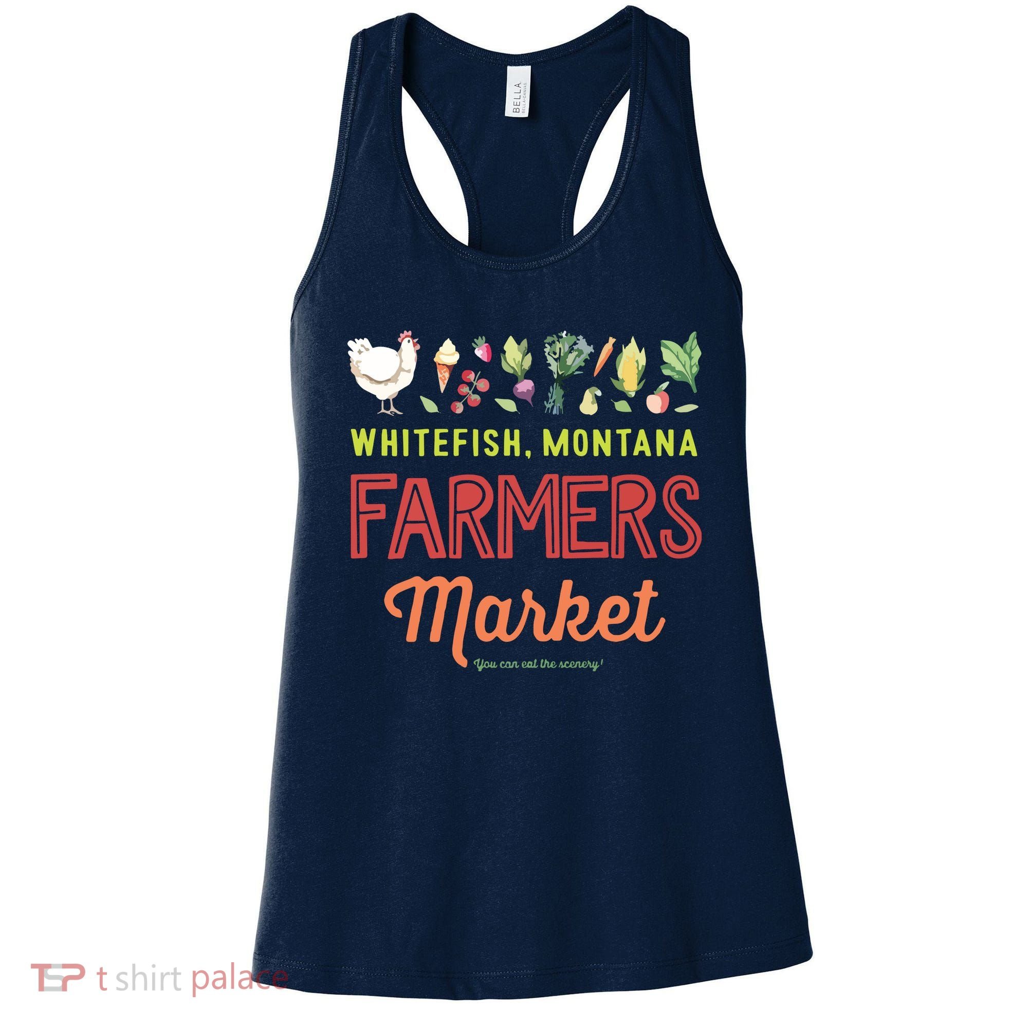 Whitefish Montana Farmers Market Women's Tank Top