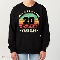 Wom.e.ns More Fun Than Two Twenty Year Olds 40th Birthday V-Neck Women's Sweatshirt thumb 0