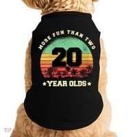 Wom.e.ns More Fun Than Two Twenty Year Olds 40th Birthday V-Neck Doggie Tank thumb 0