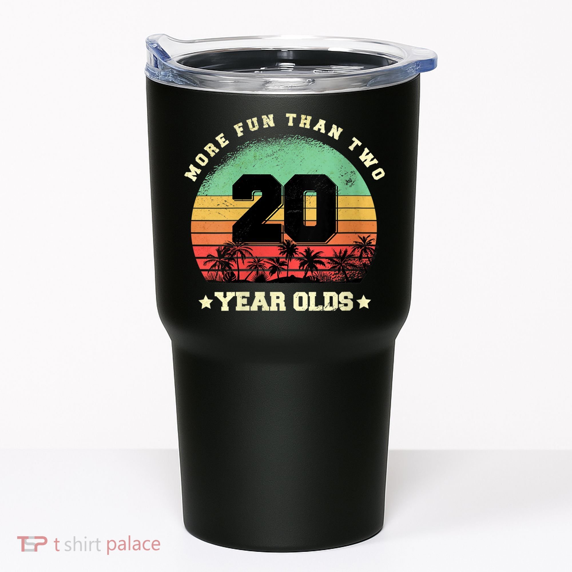 Wom.e.ns More Fun Than Two Twenty Year Olds 40th Birthday V-Neck Tumbler