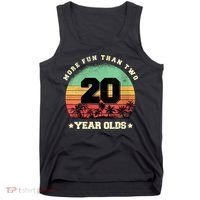 Wom.e.ns More Fun Than Two Twenty Year Olds 40th Birthday V-Neck Tank Top thumb 0