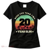 Wom.e.ns More Fun Than Two Twenty Year Olds 40th Birthday V-Neck Women's T-Shirt thumb 0