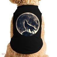 Wolf Moon Fantasy Wild Dog Wolves Doggie Tank thumb 0