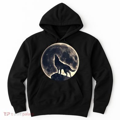 Wolf Moon Fantasy Wild Dog Wolves Hoodie