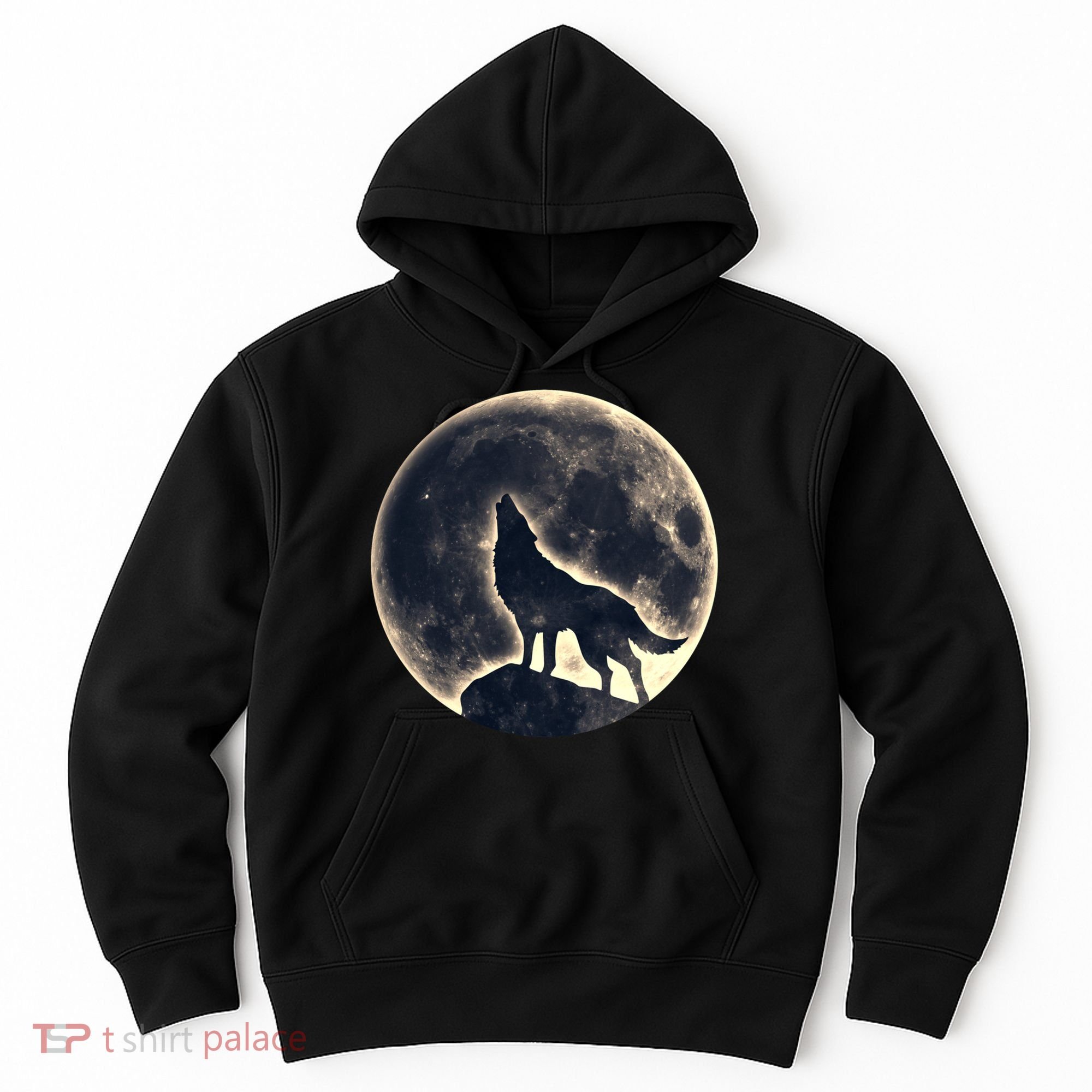 Wolf Moon Fantasy Wild Dog Wolves Hoodie