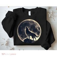 Wolf Moon Fantasy Wild Dog Wolves Sweatshirt thumb 2