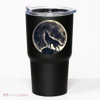 Wolf Moon Fantasy Wild Dog Wolves Tumbler thumb 0