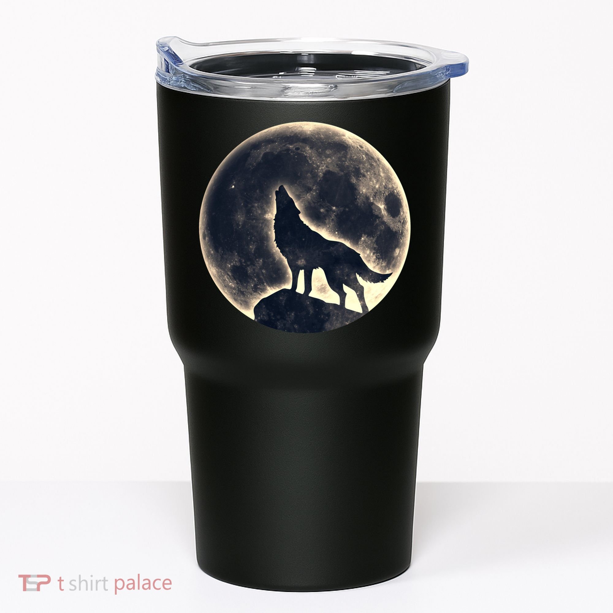 Wolf Moon Fantasy Wild Dog Wolves Tumbler