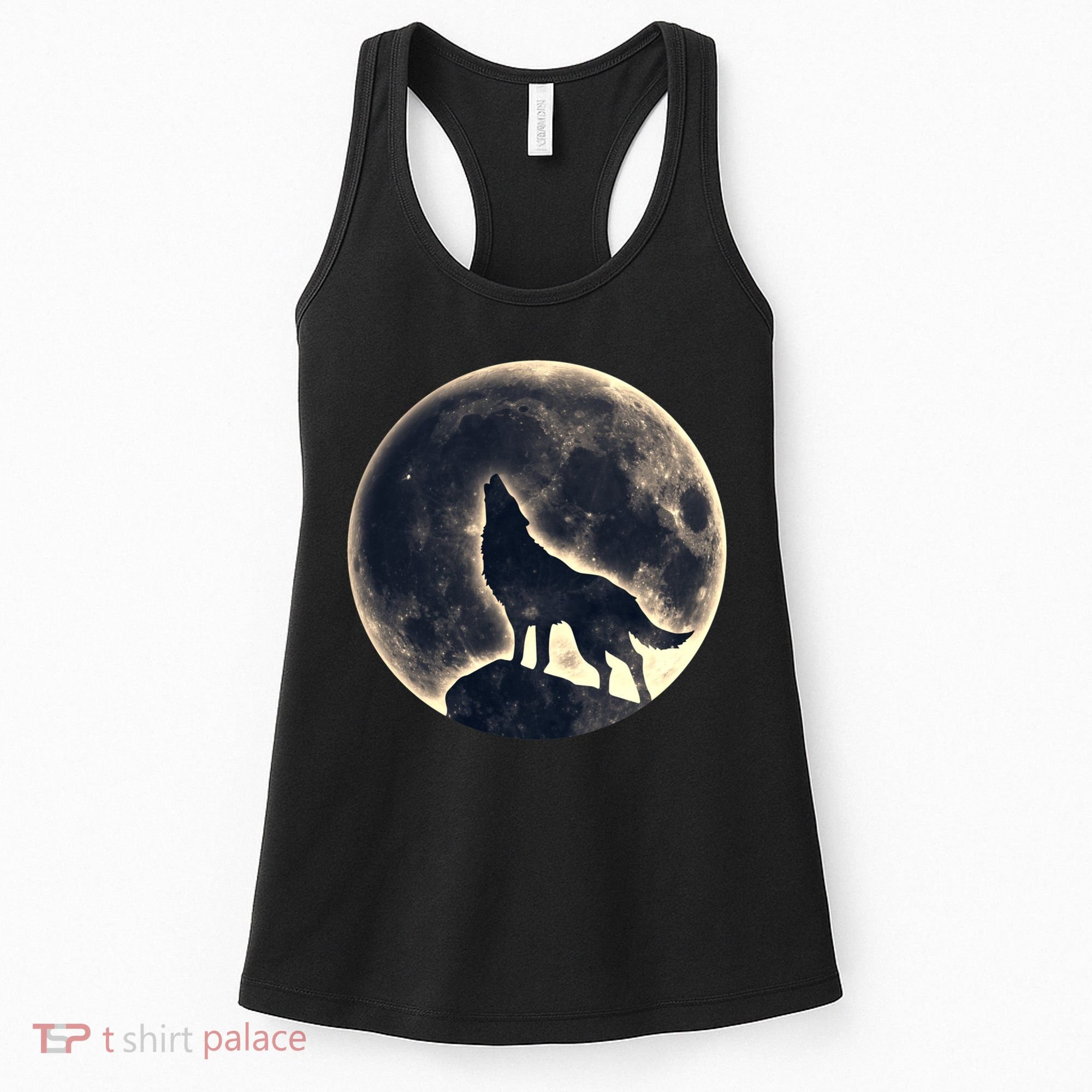 Wolf Moon Fantasy Wild Dog Wolves Women's Tank Top