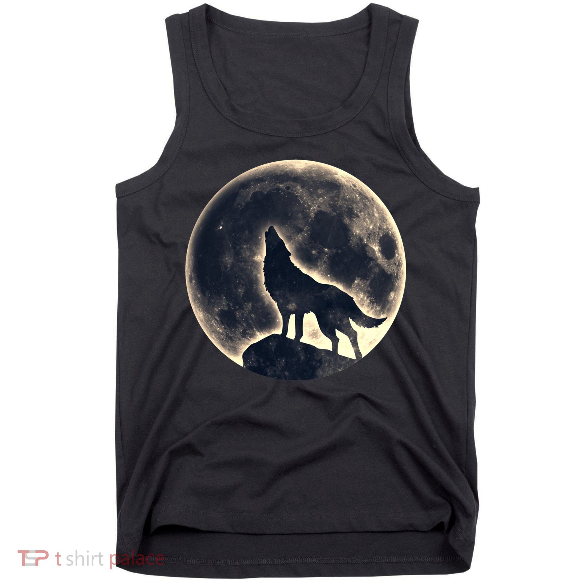 Wolf Moon Fantasy Wild Dog Wolves Tank Top