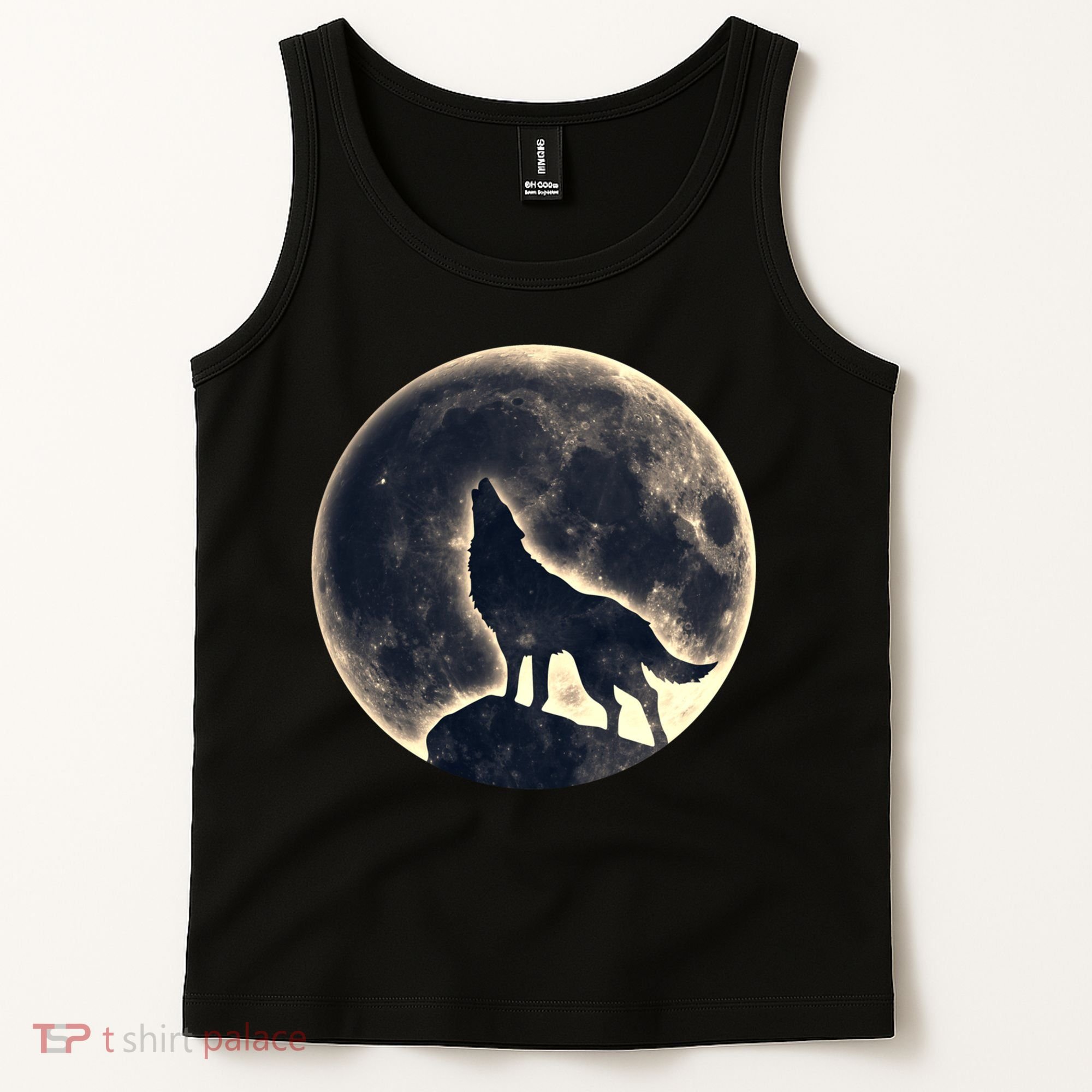 Wolf Moon Fantasy Wild Dog Wolves Tank Top