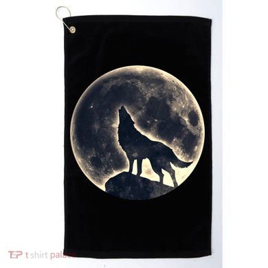 Wolf Moon Fantasy Wild Dog Wolves Golf Towel