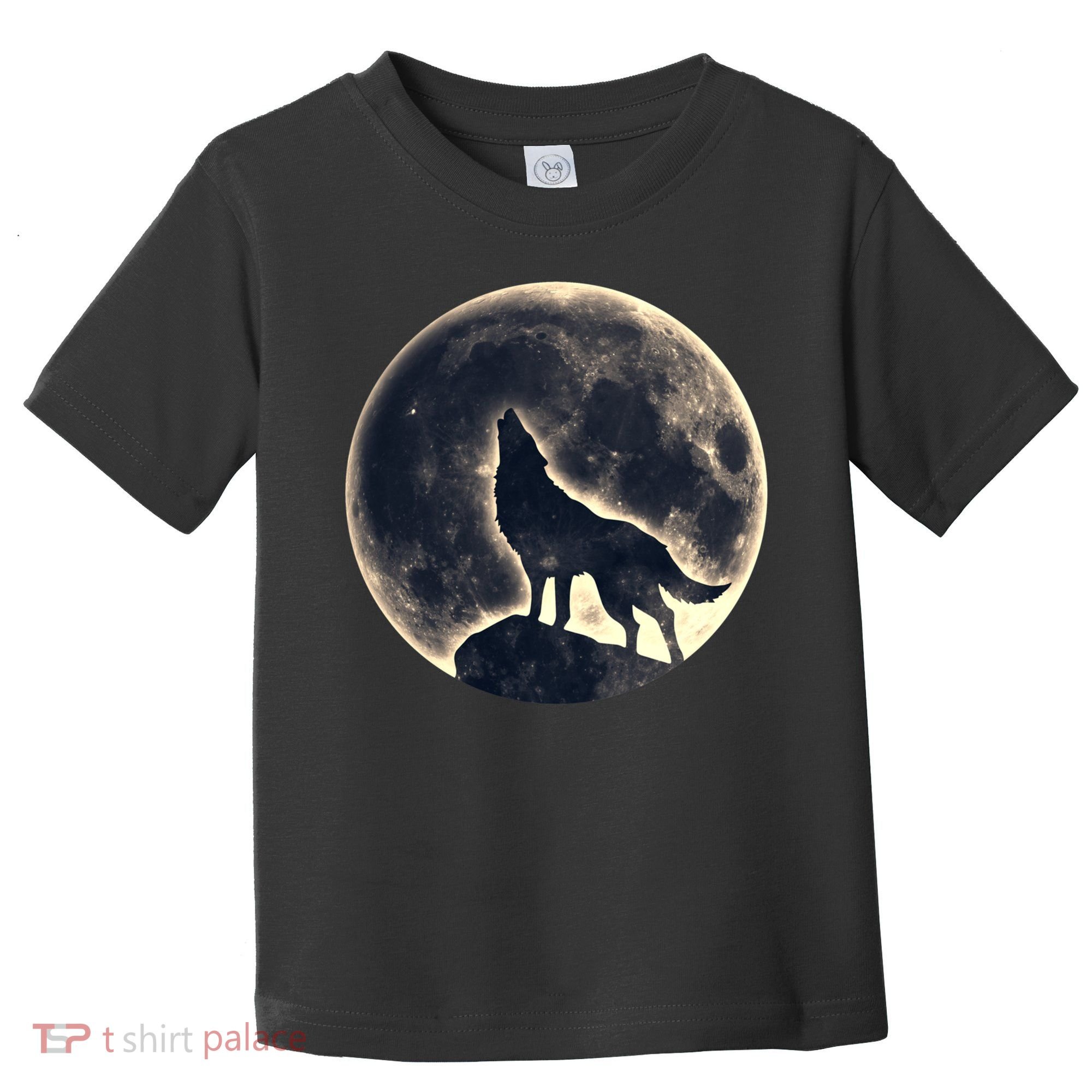 Wolf Moon Fantasy Wild Dog Wolves Toddler T-Shirt