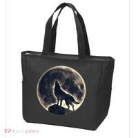 Wolf Moon Fantasy Wild Dog Wolves Tote Bag thumb 3