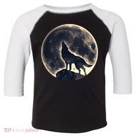 Wolf Moon Fantasy Wild Dog Wolves Toddler Fine Jersey T-Shirt thumb 0