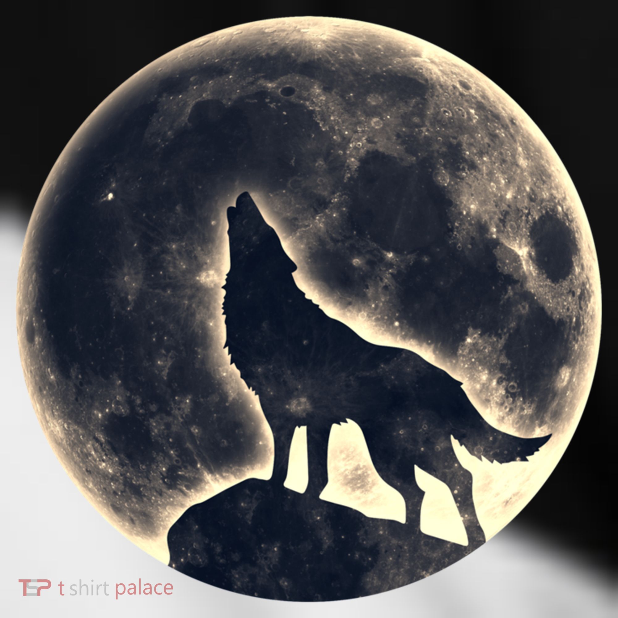 Wolf Moon Fantasy Wild Dog Wolves Toddler Fine Jersey T-Shirt