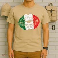 Womens Mexican Flag Lips Kiss Cinco De Mayo Patriotic Women T-Shirt thumb 6