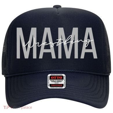 Wrestling Mom for Wo Funny Mama Wrestle Wrestler Hat