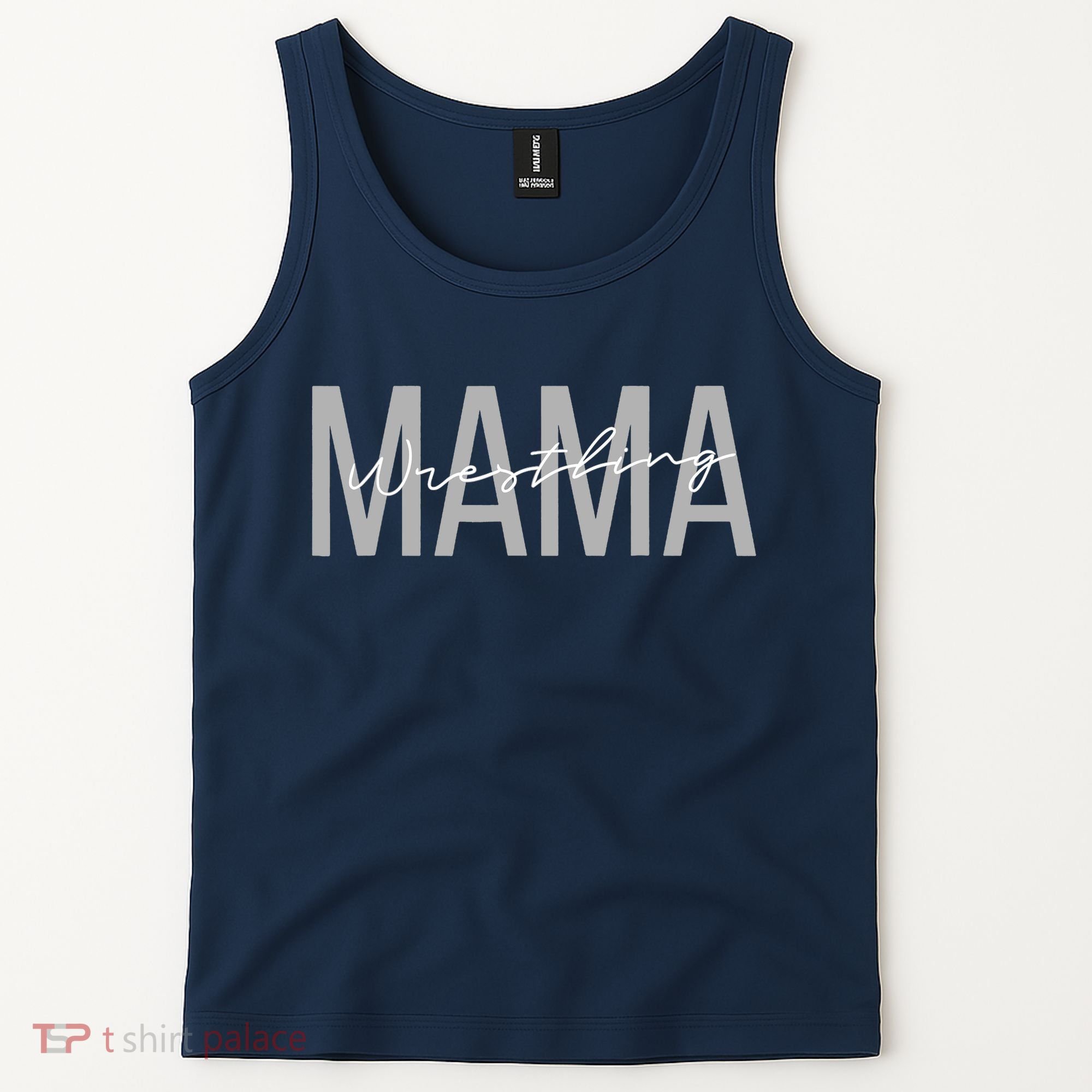 Wrestling Mom for Wo Funny Mama Wrestle Wrestler Tank Top
