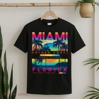 Wear Miami Florida Miami Colorful Sunrise T-Shirt thumb 2