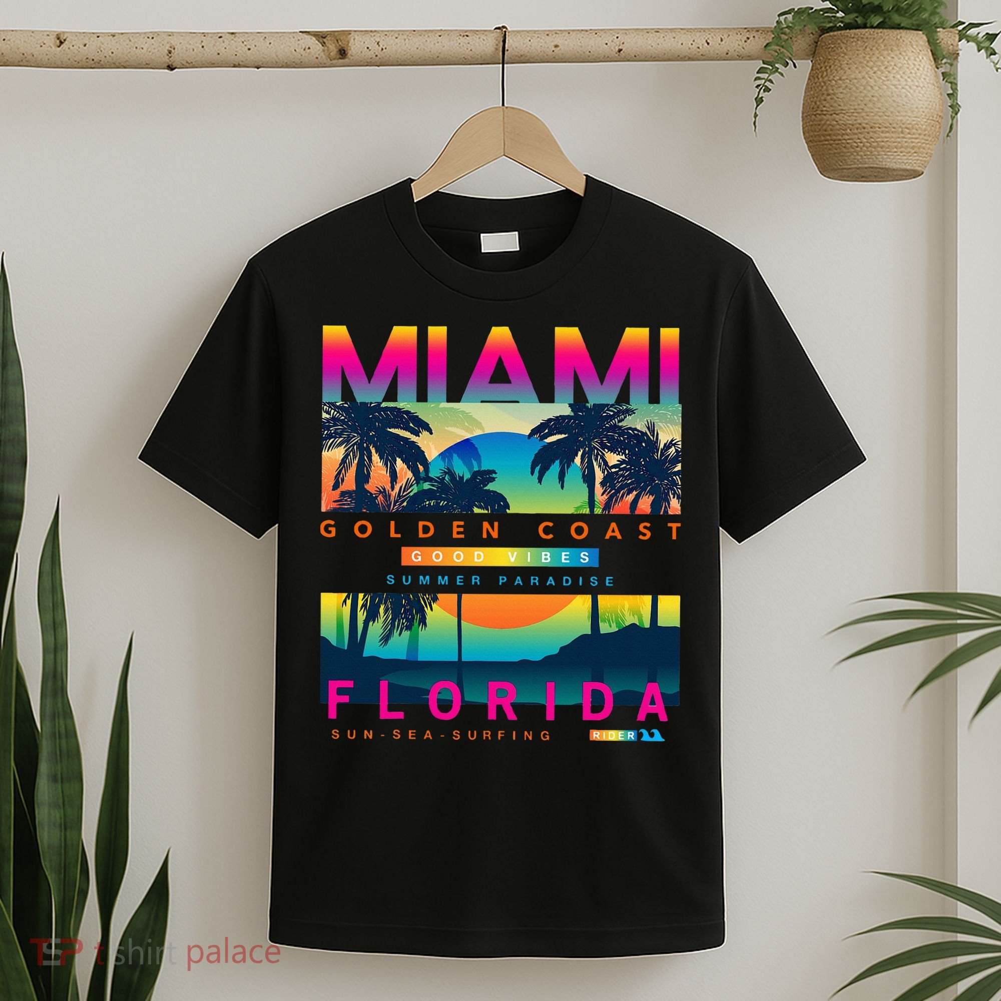 Wear Miami Florida Miami Colorful Sunrise T-Shirt