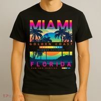 Wear Miami Florida Miami Colorful Sunrise T-Shirt thumb 3