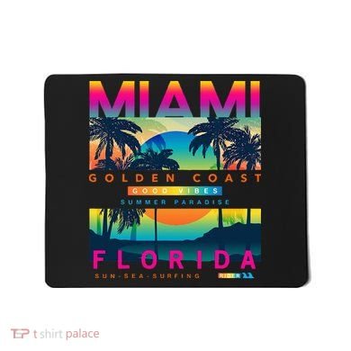 Wear Miami Florida Miami Colorful Sunrise Mousepad