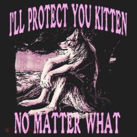 Wolf Meme Funny Ill Protect You Kitten No Matter What Hat thumb 2