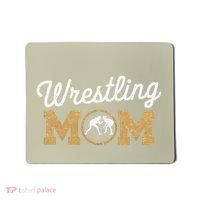 Wrestling Mom Funny Wrestling For Women Wrestler Mom Mousepad thumb 0