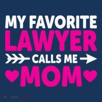 Wo My Favorite Lawyer Calls Me Mom Funny Lawyer Mom Women's Hoodie thumb 2