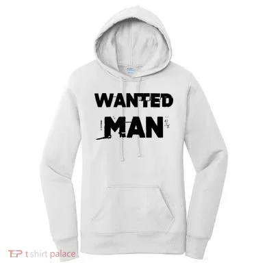 Wanted Man Funny Meme Women's Hoodie