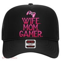 Wife Mom Gamer Gifts For Gaming Wife And Mom Hat thumb 0