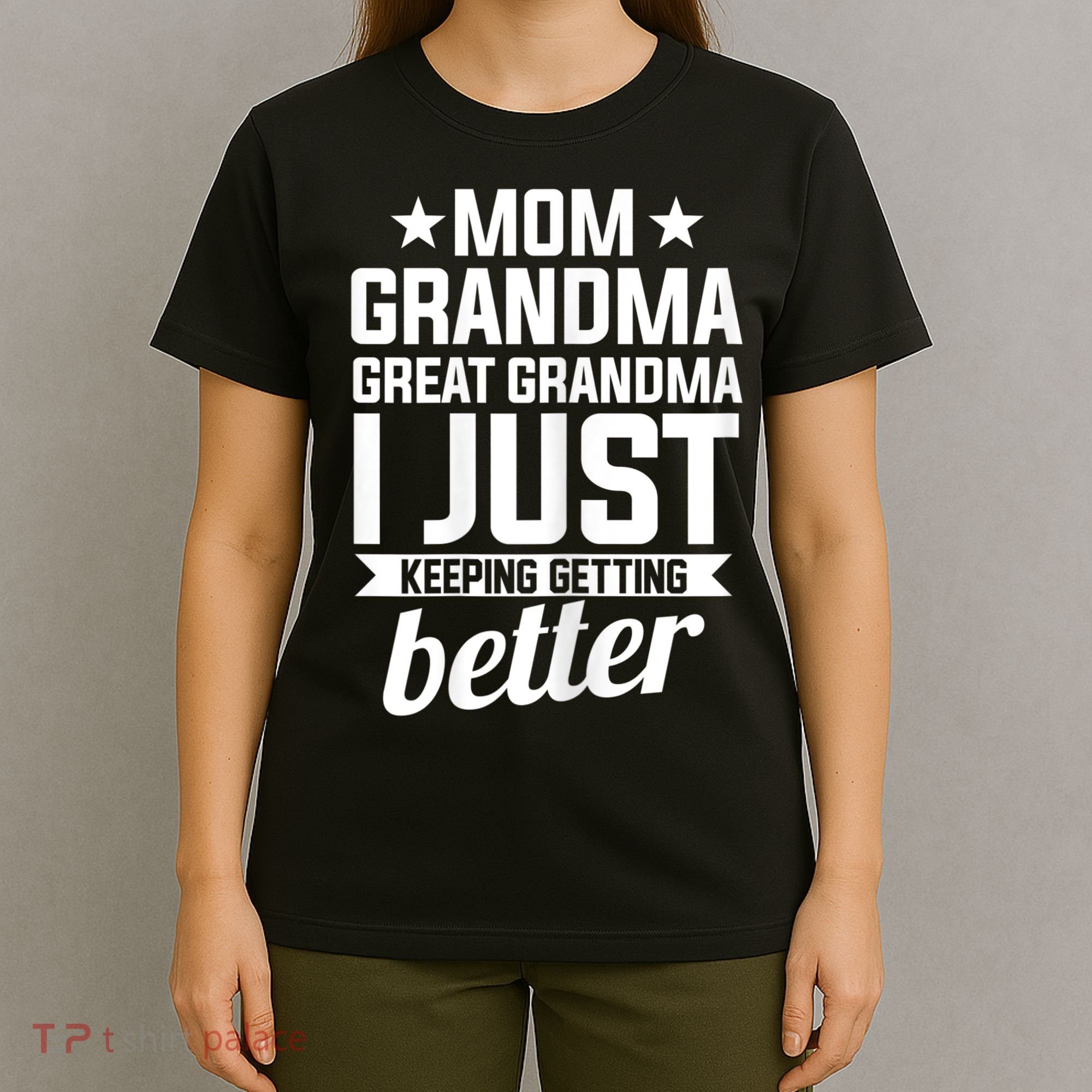 Womens Mom Grandma Great Grandma Mother T-Shirt