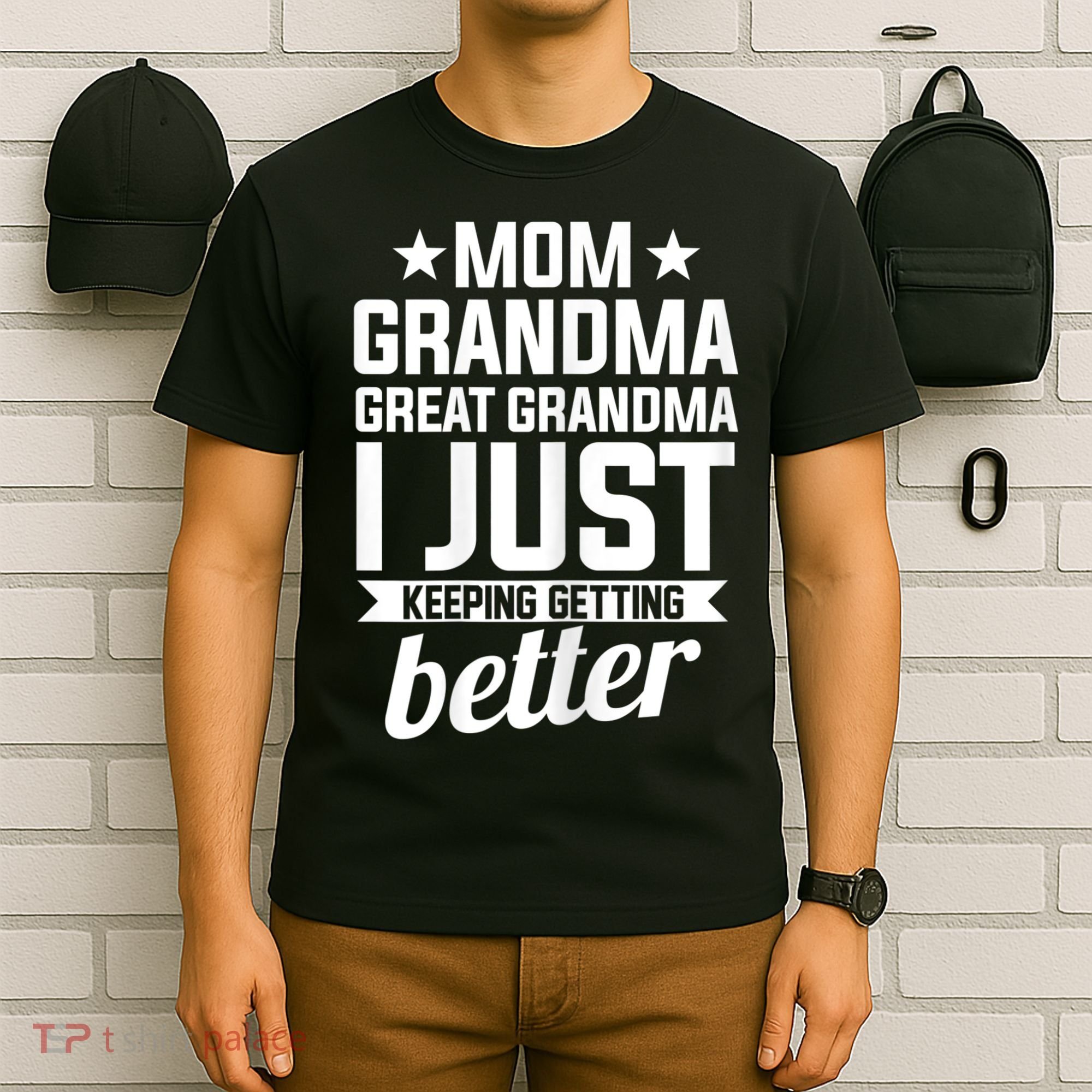 Womens Mom Grandma Great Grandma Mother T-Shirt