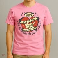 Wife Mother Grandmother Queen Heart Gift T-Shirt thumb 3