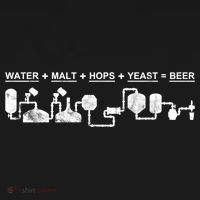 Water Malt Hops Yeast Beer Cycle Diagram Gift Great Gift USA-Made Doggie Bandana thumb 2