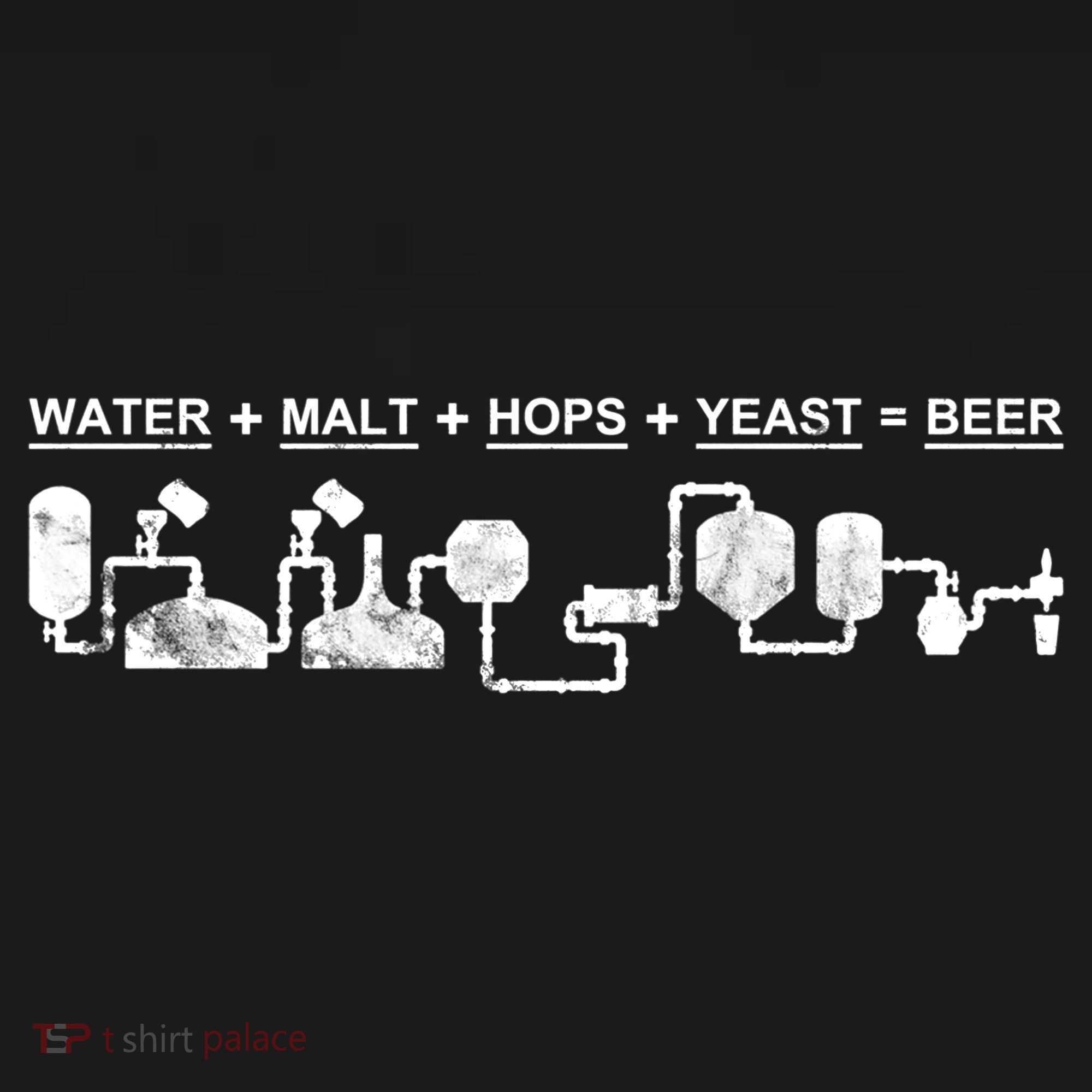 Water Malt Hops Yeast Beer Cycle Diagram Gift Great Gift USA-Made Doggie Bandana