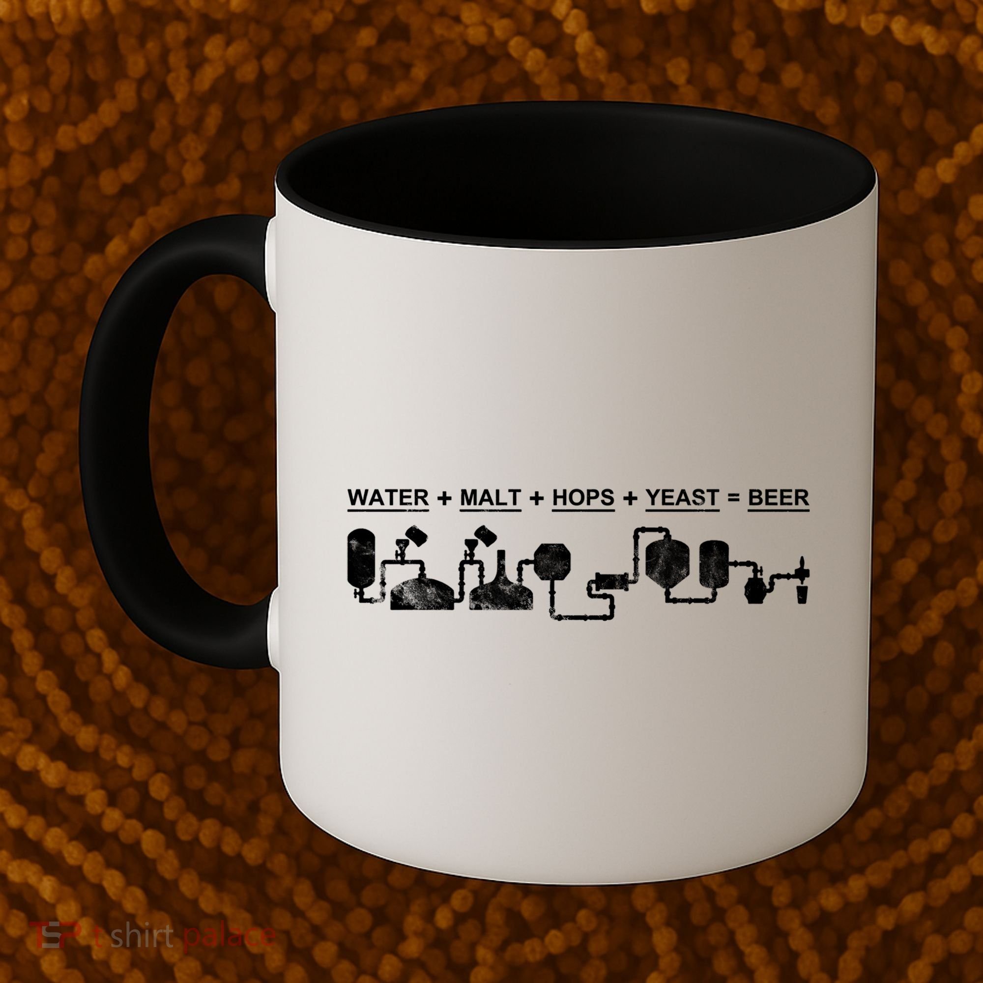 Water Malt Hops Yeast Beer Cycle Diagram Gift Great Gift Coffee Mug