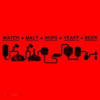 Water Malt Hops Yeast Beer Cycle Diagram Gift Great Gift Santa Hat thumb 1
