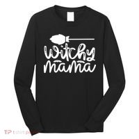 Witchy Mama Halloween Quote Long Sleeve Shirt thumb 0