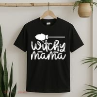 Witchy Mama Halloween Quote T-Shirt thumb 2