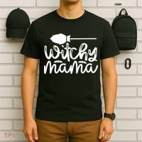 Witchy Mama Halloween Quote T-Shirt thumb 6