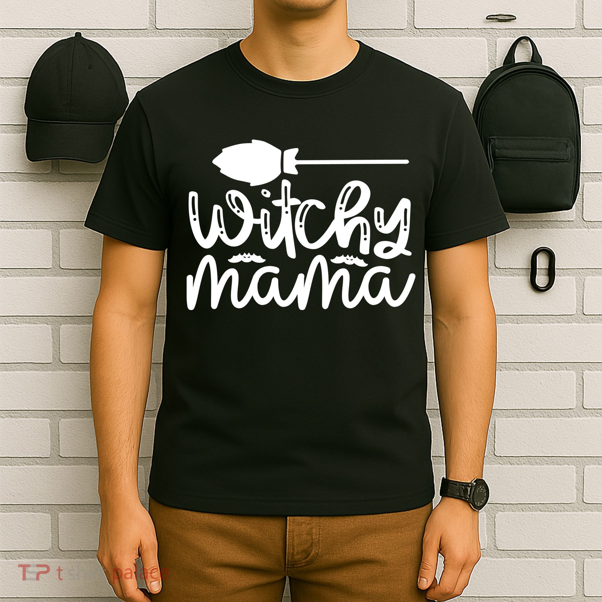 Witchy Mama Halloween Quote T-Shirt