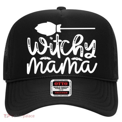 Witchy Mama Halloween Quote Hat