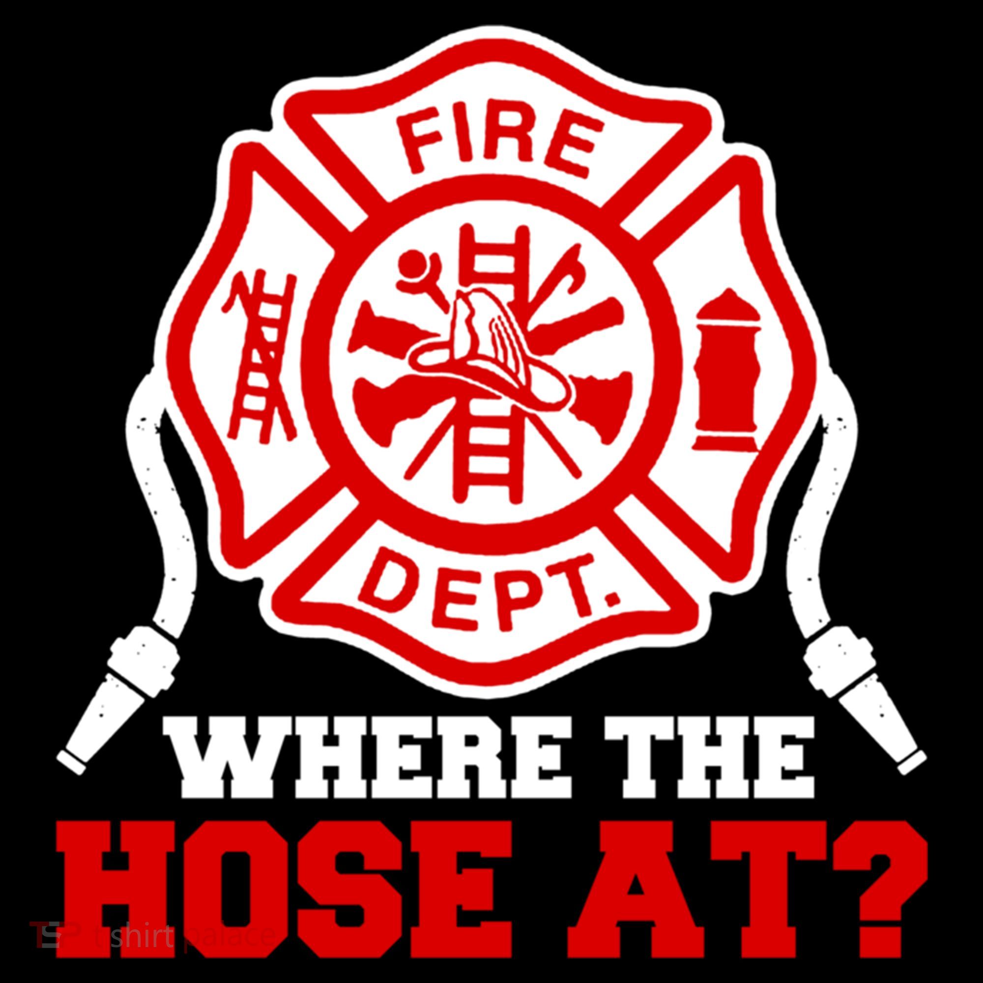 Where My Hose At Funny Firefighter Fire Rescue Cute Gift Coffee Mug