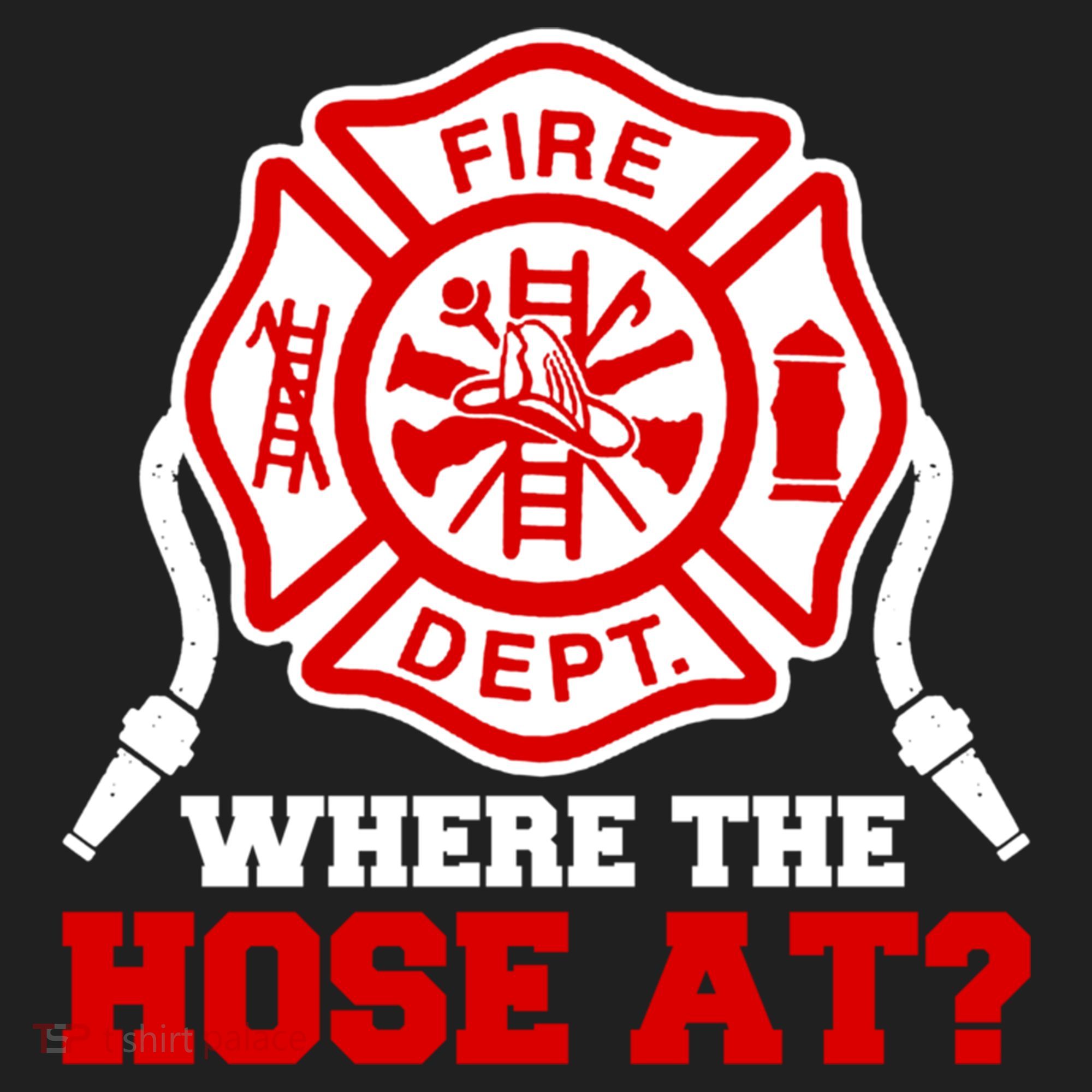 Where My Hose At Funny Firefighter Fire Rescue Cute Gift Beanie