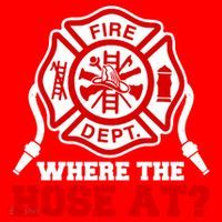 Where My Hose At Funny Firefighter Fire Rescue Cute Gift Santa Hat thumb 1
