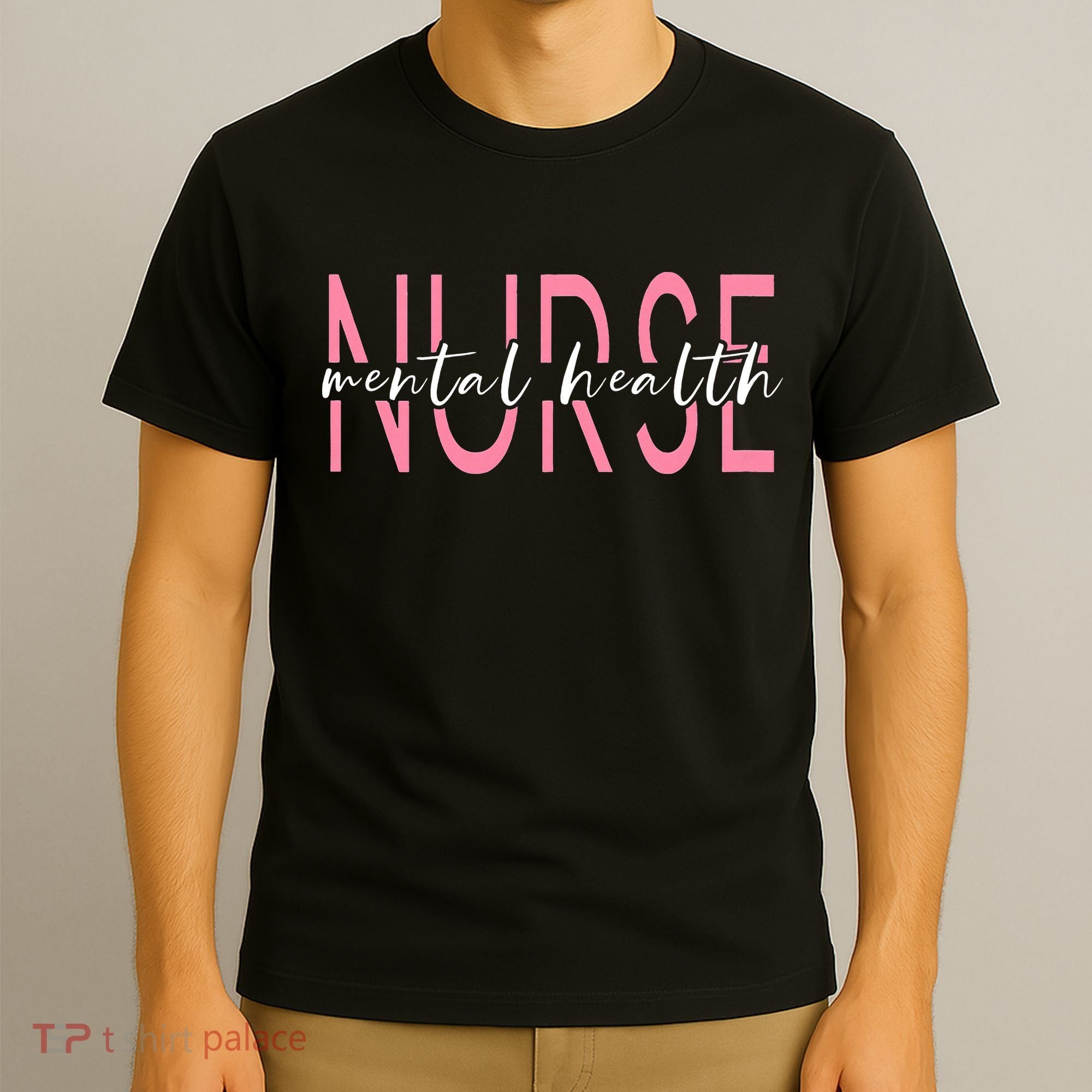 Wo Mental Health Nurse Therapist Awareness T-Shirt