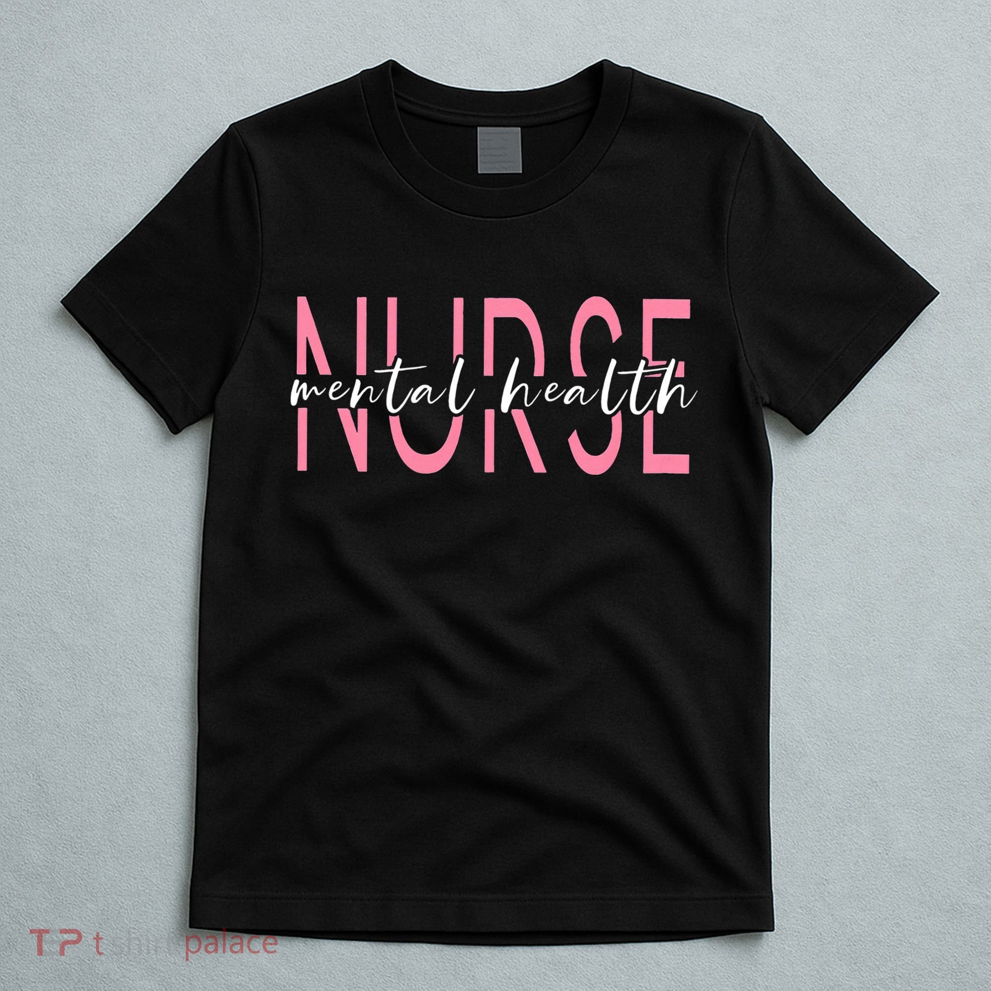 Wo Mental Health Nurse Therapist Awareness T-Shirt