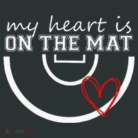 Wrestling My Heart Is On Mat Mom Wrestle Cricut Infant Baby Jersey Bodysuit thumb 2